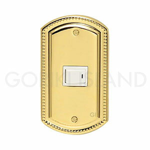 真鍮製 スイッチプレート PB 01 PVD B 790081