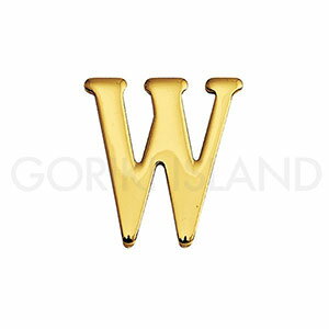 真鍮製 切り文字 ブラスレター 30mm【W 大文字】820123(4)