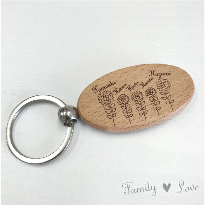 【Family Love】木製 ひまわり 家族 ...の商品画像