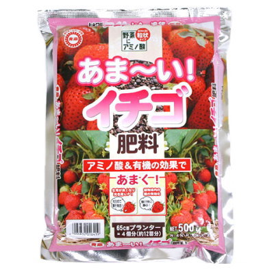 肥料 あまーいイチゴ肥料 500g【東商