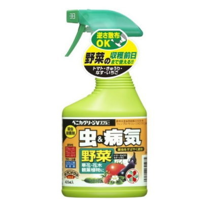 殺虫殺菌剤 ベニカグリーンVスプレー 420ml【住友化学園芸 殺虫剤 4975292601975】のサムネイル