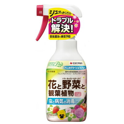 殺虫殺菌剤 ベニカグリーンVスプレー 250ml【住友化学園芸 殺虫剤 4975292603009】