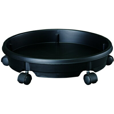 鉢皿 キャスタープレート 34型 ブラック【大和プラ販 ヤマトプラスチック鉢受皿 4903266101190】