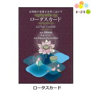 ロータスカード 【草野妙敬】法華経に書かれているお釈迦さまの教え オラクルカード