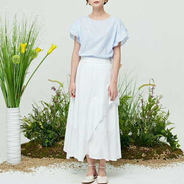 【あす楽】 フリル ブラウス 半袖 トップス 春夏 レディース 韓国 さらさら 涼しい 綿100% コットン シャツ 二の腕カバー オフィス カジュアル 仕事 清楚 フリルブラウス ゆったり おしゃれ ナチュラル デート 可愛い 10代 20代 30代 40代 50代 60代