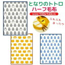 【送料無料】 となりのトトロ ハーフ毛布 140×100cm 大判 ブランケット 毛布 ひざかけ ハーフケット かわいい 秋 冬 防寒 こども寝具 子供毛布 お昼寝 保育園 幼稚園 お昼寝マット キャラクター トトロ 大トトロ 中トトロ ネコバス ジブリ雑貨 スタジオジブリ トトログッズ
