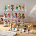 フィギュアケース コレクションケース ディスプレイボックス ディスプレイケース ショーケース 人形ケース アクリルケース 卓上 積み重ねる 防塵 透明 展示ボッ...