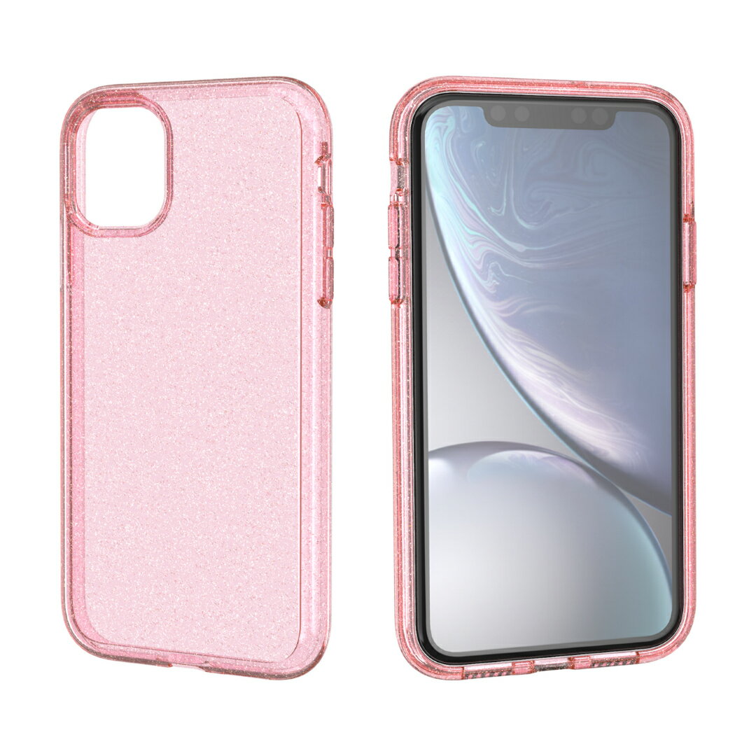 iPhone11 スマホケース 背面ケース glitter tpu case ソフトケース TPU素材 クリアケース 透明ケース ラメ キラキラ グリッター シャイニー