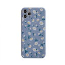  iPhone 11 Pro 背面ケース ケース カバー シリコン フラワー デイジー 花 プリント 可愛い おしゃれ