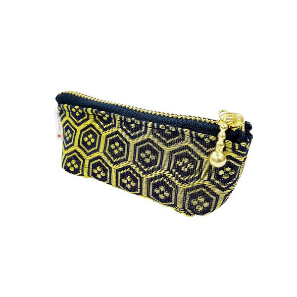 たたみべりの小銭入れ　亀甲文様　瑠璃 (メーカー直送)