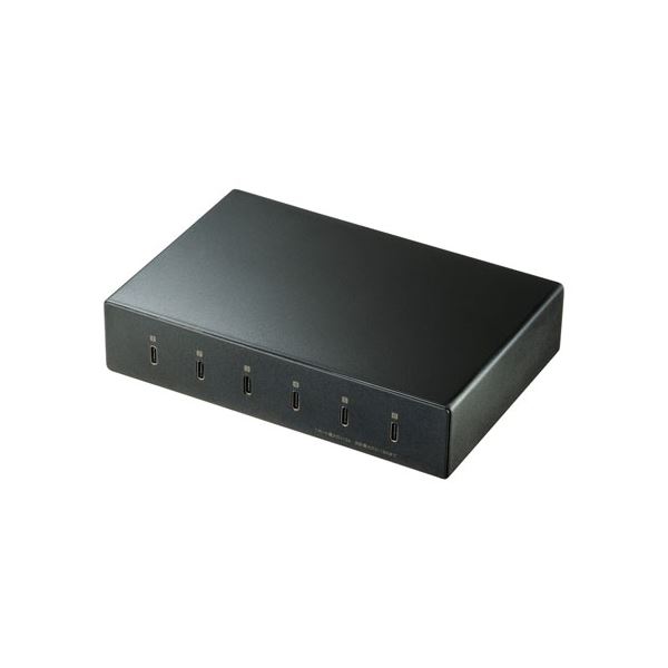 サンワサプライ USB Type-C充電器(6ポート・合計18A・高耐久タイプ) ACA-IP81 (メーカー直送)