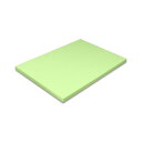 (まとめ)北越コーポレーション 紀州の色上質A3T目 超厚口 鶯 1セット(50枚)【×3セット】 (メーカー直送)