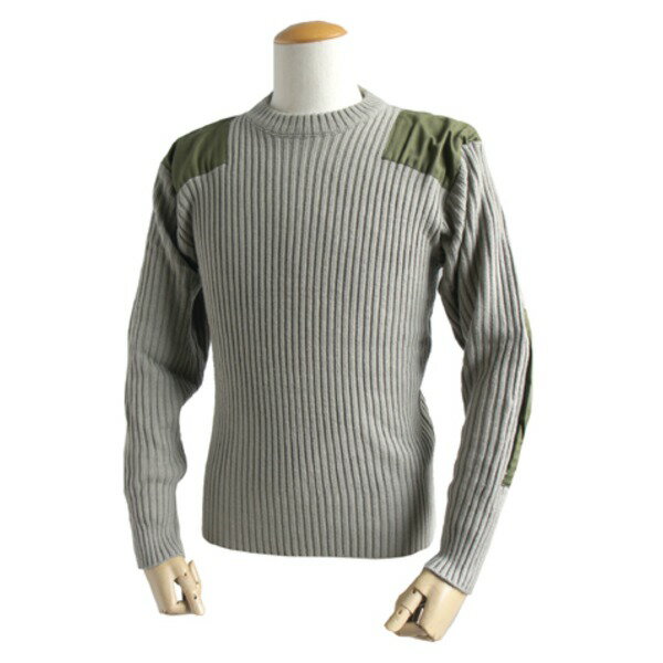 楽天ZAKKA-TOWNアメリカ軍 コマンド セーター L フォリッジ アクリル コットン肘あて 肩当付 米軍 レプリカ ミリタリーウェア 軍モノ （メーカー直送）