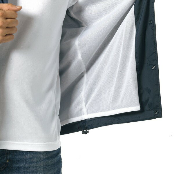 コーチ ジャケット ネイビー XL 撥水加工 防風加工 裏地起毛付き 蒸れ対策 防寒着 上着 アウター スポーツ 運動 (メーカー直送)