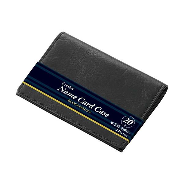 レイメイ藤井 BLOOMSBURY 名刺入れ (20枚) ブラック NN8004B(メーカー直送)