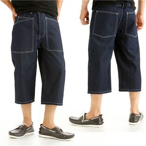 楽天ZAKKA-TOWN米軍 2次大戦 デニム ワーク パンツ 7分丈 32 80cm アメリカ軍 ミリタリーウェア ミリタリーパンツ 軍モノ ズボン 軍パン （メーカー直送）