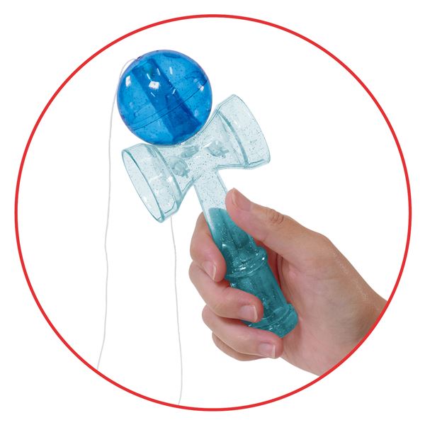 (まとめ）キラキラプラ製けん玉【×10セット】 (メーカー直送) 2