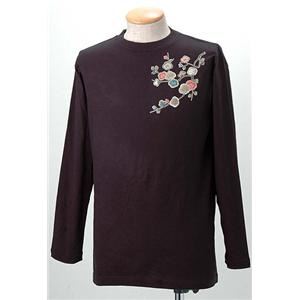 語れる立体和柄ロングTシャツ S-1952／花つくし L (メーカー直送)