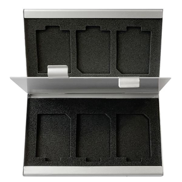 (まとめ）Digio2 メモリーカードケース SD/6枚 MCC-2204SL シルバー【×3セット】 (メーカー直送)