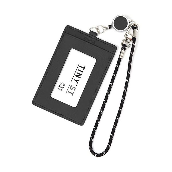 レイメイ藤井 タイニスト リール付パスケース ブラック NP1075B(メーカー直送)