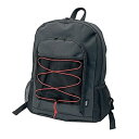 デイバック リュック リュック 30L ブラック メッシュポケット ジッパー付ポケット 衝撃緩和用ウレタン入 デイパック 通勤 通学 (メーカー直送)(4)