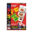 ササガワ インクジェット専用紙 A3判 特厚紙 マットタイプ(メーカー直送)