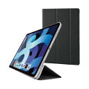 エレコム iPad10.9 レザーケース ブラック TB-A20MWVBK (メーカー直送)(2)