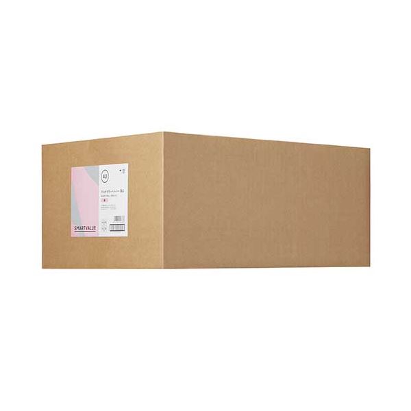 カラーペーパー厚口A3 桃 1500枚 A275J-7(メーカー直送)