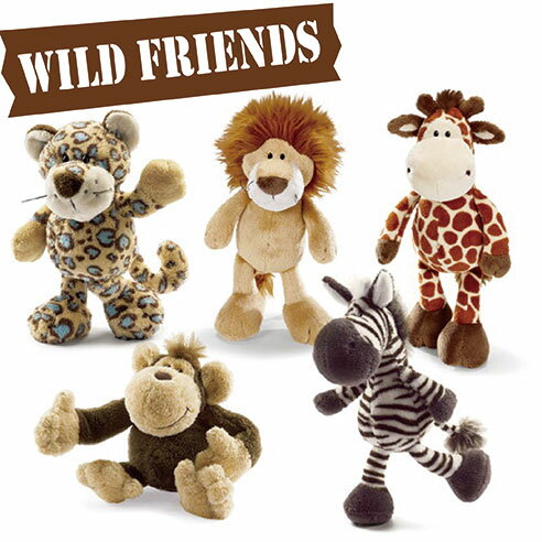 NICI キーホルダー WILD FRIENDS 10cm