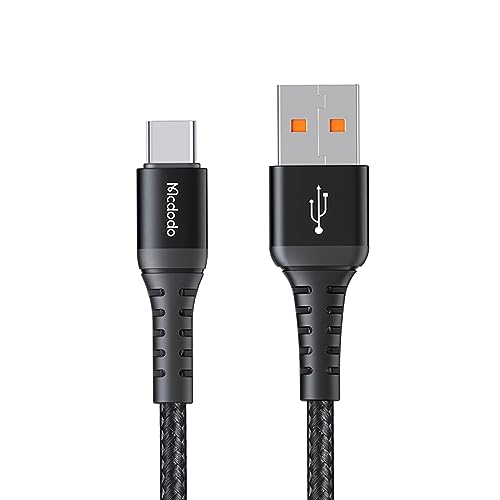 Mcdodo USB-Cケーブル 1m 3A急速充電 高速データ転送 FCP/AFC/QC4.0など急速充電規格対応 アルミ合金シェル 高耐久ナイロン編み AtoCケーブル タイプ C充電コード Type-Cケーブル スマホ タブレット ワイヤレスイヤホンケース等適用 Pad Xperia Galaxy Pixel Androidな