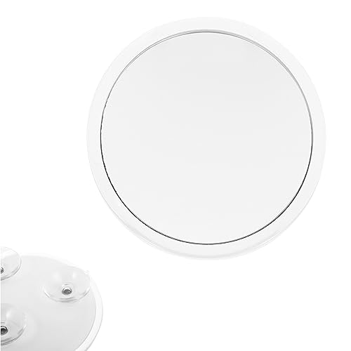Frcolor 拡大鏡 吸盤付き 15倍拡大鏡 直径 16.2cm 化粧鏡 円型 ミラー 壁掛け 浴室 鏡 風呂 鏡 化粧ミラー 拡大コンパクト ミラー 3つ吸...