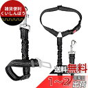 DanYun カー用 犬保護ベルト (2本セット) ペット用リード 猫保護ベルト 両用 多機能リード 車用リード ナイロン製 反射素材 飛び出し防止 犬カー用品...