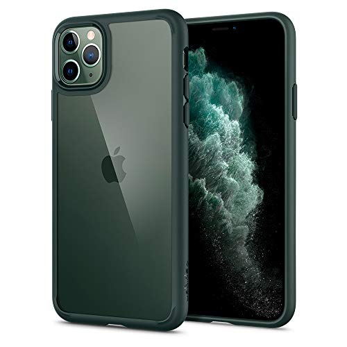 Spigen iPhone 11 Pro  5.8 б  ꥢ ƷMILʼ Ѿ׷ ݸ ׷ۼ Qi 磻쥹 ȥ顦ϥ֥å ACS00417 (ߥåɥʥȡ꡼)