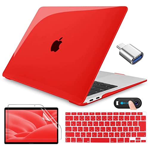 CISSOOK MacBook Air 13  2020 2021   å Ʃ A2337 M1/A2179 б 13 macbook air a2337 С ֿ 2021 red a2179  ޥå֥å  ܸJIS󥭡ܡɥС+ ...