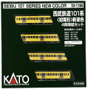 KATO Nゲージ 西武鉄道 101系 初期形 新塗色 増結 4両セット 10-1186 鉄道模型 電車