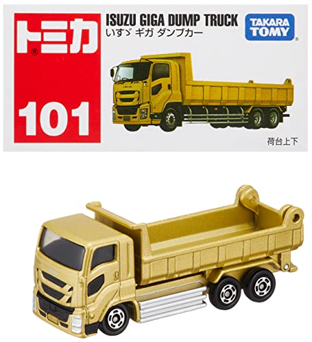 タカラトミー トミカ No.101 いすゞ ギガ ダンプカー 箱 ミニカー 車 おもちゃ 3歳以上 箱入り 玩具安全基準合格 STマーク認証 TOMICA TAKARA TOMY