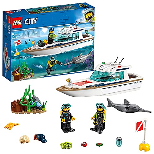 楽天雑貨便利くいしんぼうレゴ（LEGO） シティ ダイビングヨット 60221 ブロック おもちゃ ブロック おもちゃ 男の子 車