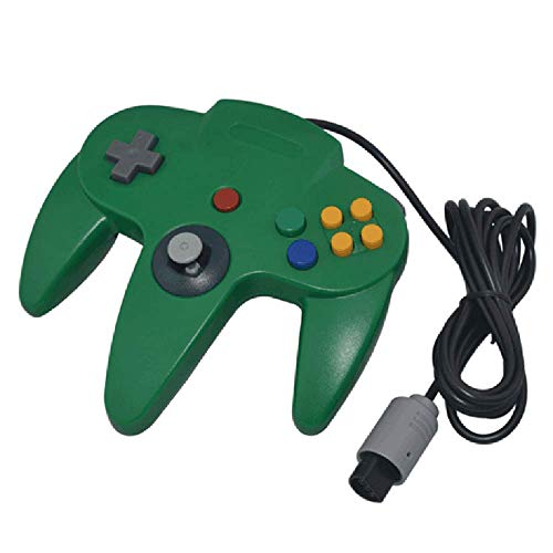 iFormosa N64 ゲーム機で使用できる ゲーム コントローラーブロス 緑 IF-N64C-GR