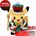 ポケモンセンターオリジナル ぬいぐるみ クリスマス2018 ピカチュウ 23.5×16.5×8(H×W×D:cm)