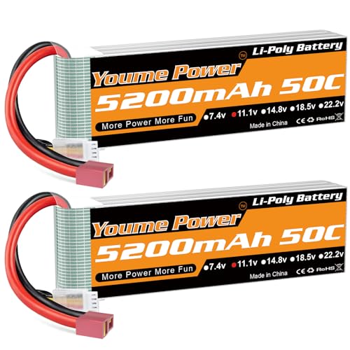 11.1vリポバッテリー5200mAh、3Sリポバッテリー50CディーンTプラグ、RCカー/トラック、ボート、ドロー..