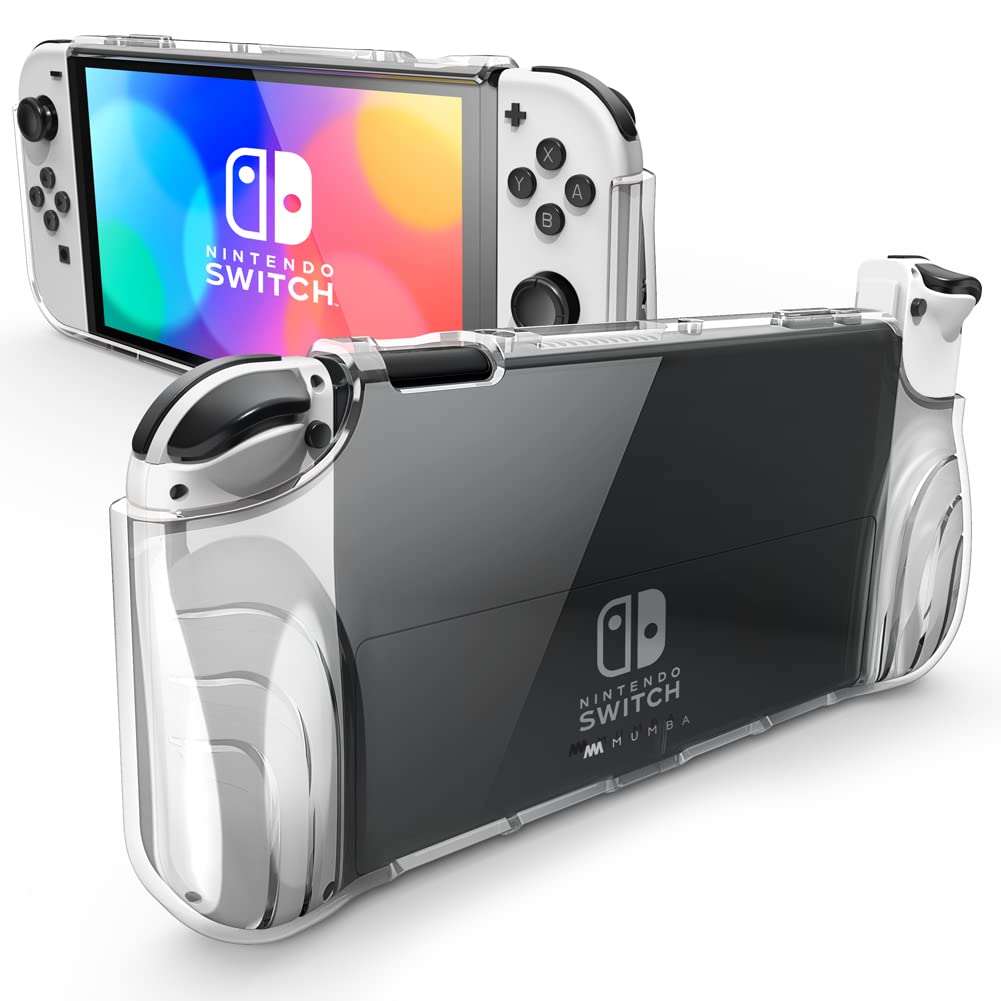 Mumba Nintendo Switch OLED 2021pP[X L@ELf یNAJo[ TPUObvt Sʕی h~ wh~ Ռz Joy-Con Rg[[Ή [Thunderbolt V[Y]