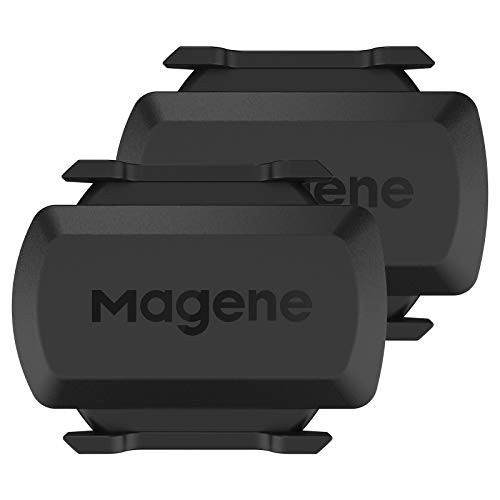 Mageneアウトドア/インドアスピード/サイクリング用ケイデンスセンサー、ワイヤレスBluetooth/Ant+ バ..