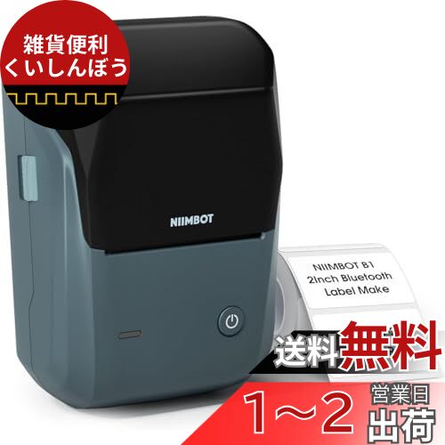 NIIMBOT B1 ラベルメーカー、自動識別機能付き感熱ラベルライター、値札プリンター、DIY ラベル、商業プリンター、宛名ラベルメーカー、2 インチ Blu...