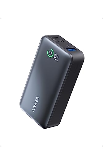 Anker Power Bank (10000mAh, 30W) (モバイルバッテリー 10000mAh 30W出力 3ポート 大容量 LEDディスプ..