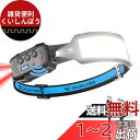 Smiling Shark ヘッドライト, 【LED白&赤ヘッドライト 1個入り】USB充電式 7倍高輝度照明 4000 mAh 長時間使用 人感センサー付き IPX4防水 防塵 釣り 登山 散歩 懐中電灯 キャンプ 作業 災害 停電 最適