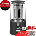 Tenwin電動シャープナー 子供用の鉛筆削り 強いスパイラルカッター 6-12mmの色鉛筆用の電動鉛筆削り ムダ削り防止機能 子供 学校 事務用(黒)