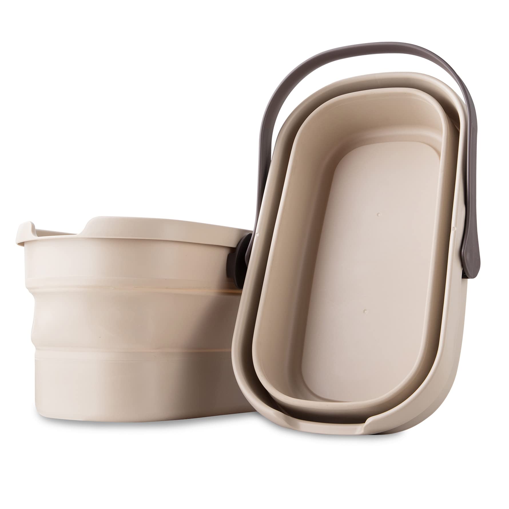 Eyliden 洗い桶 折りたたみ式 バケツ 洗濯かご 洗いおけ たためるシリコン洗い桶 10L 洗濯 シリコン 収..