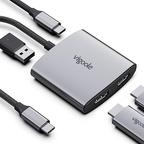 Vigoole Hdmi ץå ǥ奢 ˥ ˥ ץ ĥǥץ쥤 2 ͥ åץȥå usb c ϥ ĥ 2 ֥ ƥ ꡼ 3 Ŭ