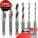 Wolfride 6本セット 六角軸木工ドリルビット 木工?樹脂用ドリルビット 下穴ドリルビット インパクトドライバー用 電動ドリル用 穴径9.5mm 7.9m...