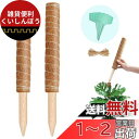 YOUSHY園芸支柱 観葉植物モンステラ ヘゴ支柱つる性植物 ココスティック 植物サポートフラワースタンド ココナッツ 花支え ガーデニング 農業用 園芸用 (...
